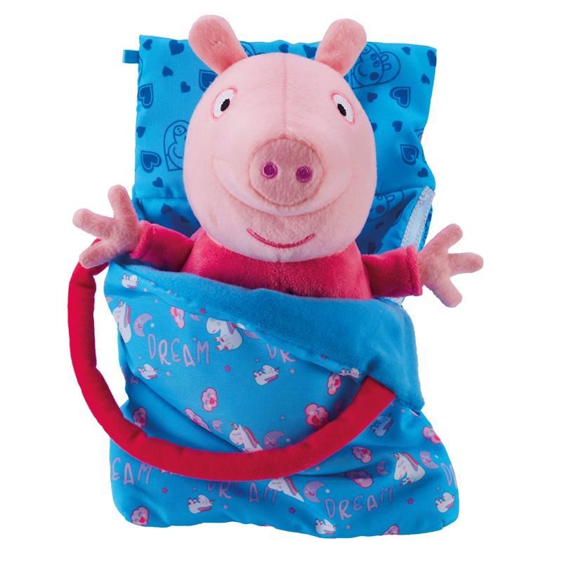 Peppa Pig Sleepover Peppa soft toy with lullaby and night-light feature, ages 18 months+