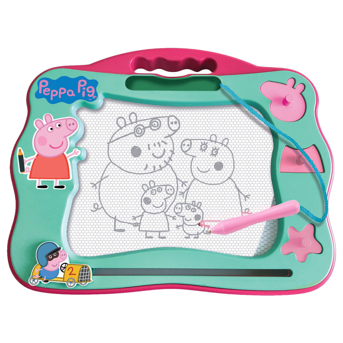 Peppa Pig Magnetic Scribbler drawing tablet with magnetic pen, reusable