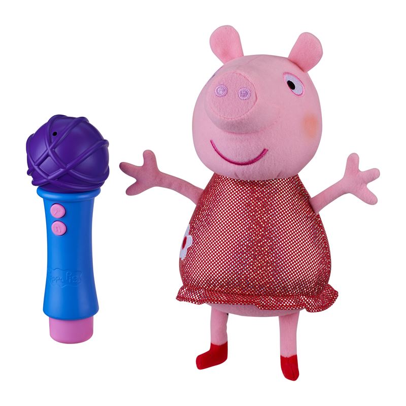 Peppa Pig Sing With Me Peppa interactive singing plush toy, ages 18 months+