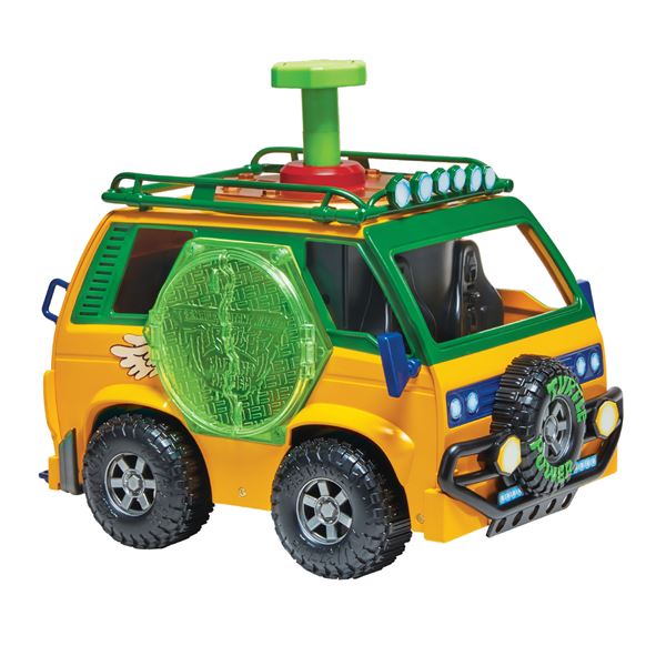 Tales of the TMNT Mutation Station Pizza Van playset with interchangeable figures