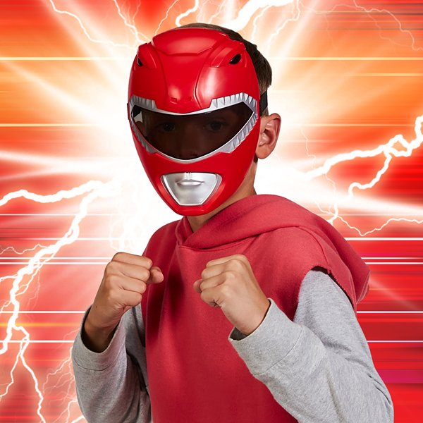 MMPR Red Ranger Role Play Mask – Gear Up for Heroic Adventures ...