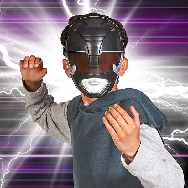MMPR Black Ranger Role Play Mask – Gear Up for Heroic Adventures ...