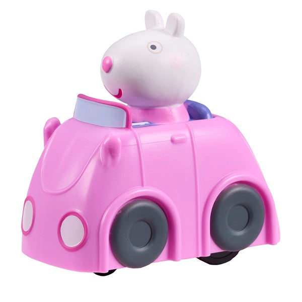 Peppa Pig Whizz-Around Suzy's Little Pink Car, track and vehicle toy, ages 18 months+