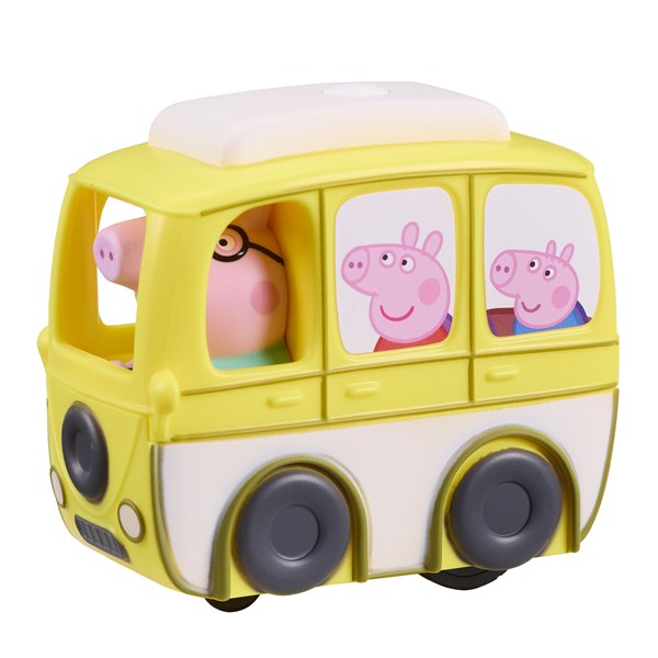 Peppa Pig Whizz-Around Daddy Pig's Little Campervan, track and vehicle toy, ages 18 months+