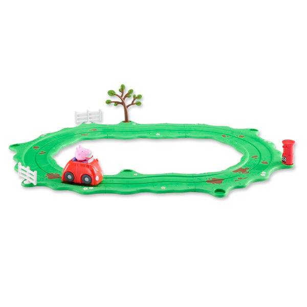 Peppa Pig Whizz-Around Peppa's Little Red Car Set with track, ages 18 months+