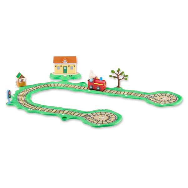 Peppa Pig Whizz-Around Clickety Clack Train Set with track, ages 18 months+