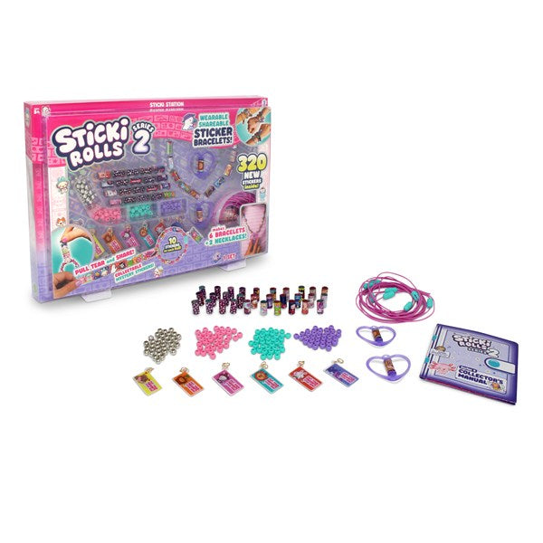 Sticki Rolls Sticki Station S2 sticker bracelet maker toy