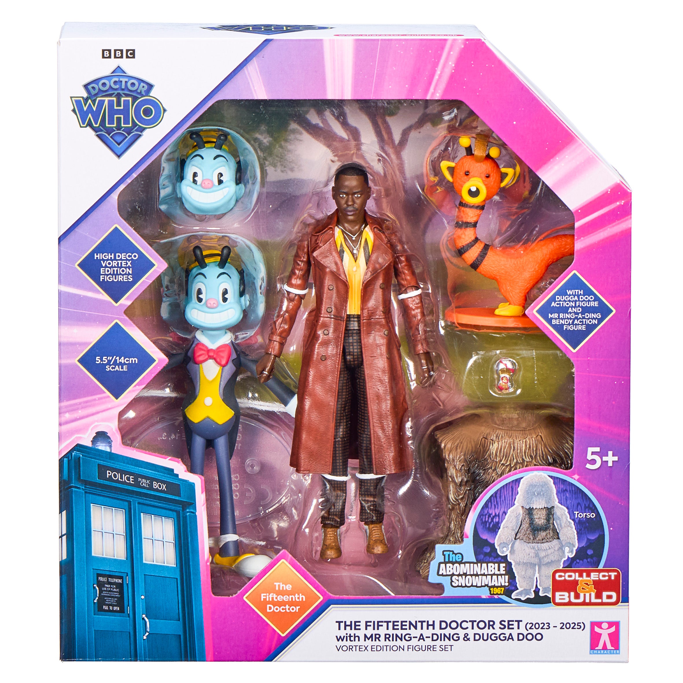 SF・ファンタジー・ホラー Doctor Who The Fifteenth Doctor Set The Fifteenth Doctor Set with Mr Ring-a-Ding & Dugga Doo