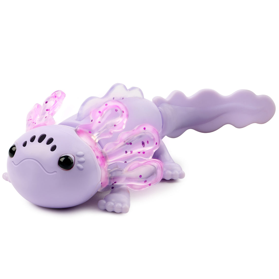 Fingerlings Baby Axolotl Auggie, interactive axolotl finger pet with swimming motion and light-up features