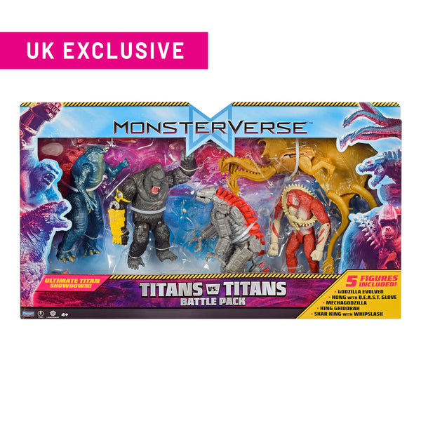 MonsterVerse Titans vs Titans 5-Pack Figure Set