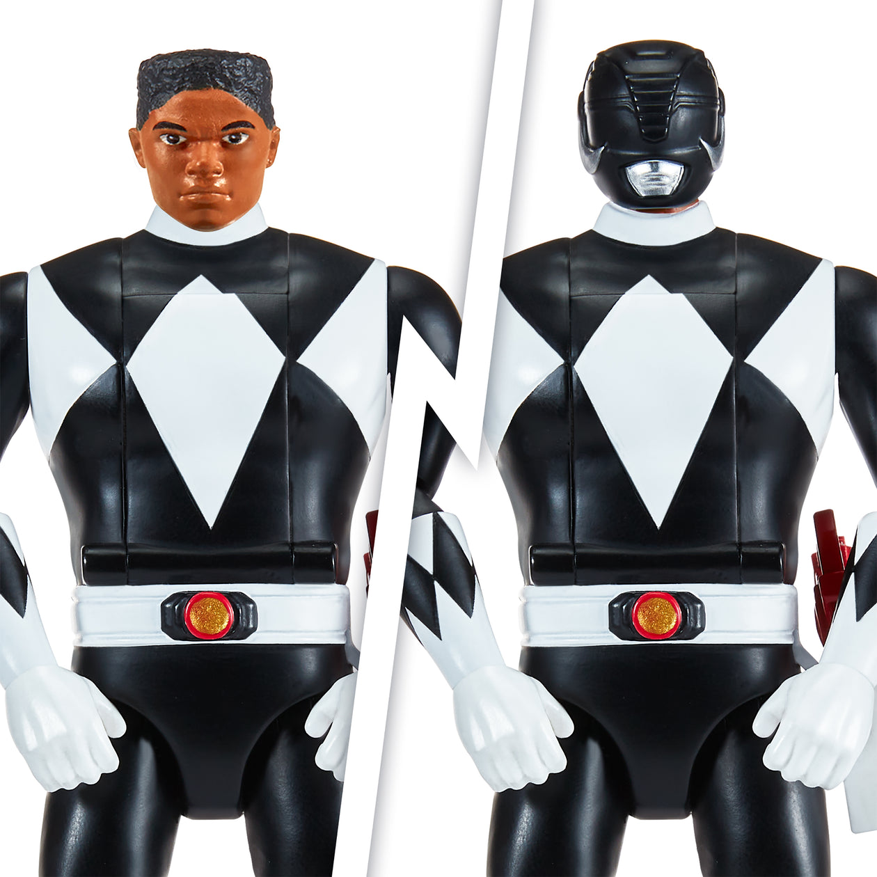Mighty Morphin Power Rangers Auto-Morphin Black Ranger Figure ...