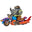 Teenage Mutant Ninja Turtles Mutant Mayhem Chopper Cycle with Rocksteady Figure