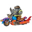 Teenage Mutant Ninja Turtles Mutant Mayhem Chopper Cycle with Rocksteady Figure