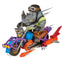 Teenage Mutant Ninja Turtles Mutant Mayhem Chopper Cycle with Rocksteady Figure
