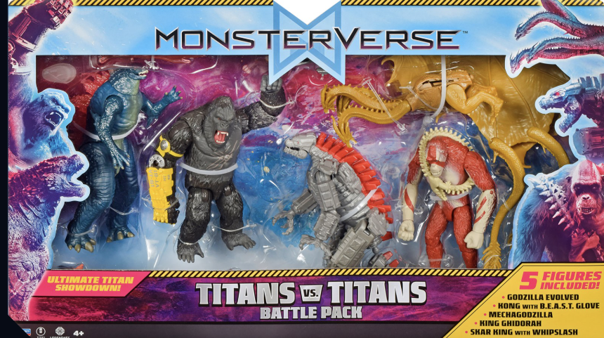 MonsterVerse Titans vs Titans 5-Pack Figure Set