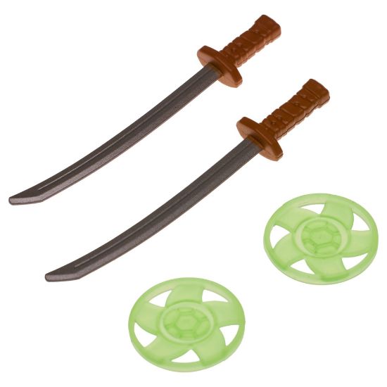 Spare Parts - Tmnt Movie Kick Cycle Weapons & Disk - Character Toys