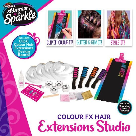 Shimmer N Sparkle Colour FX Hair Extensions Studio-65594