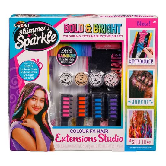 Shimmer N Sparkle Colour FX Hair Extensions Studio-65594