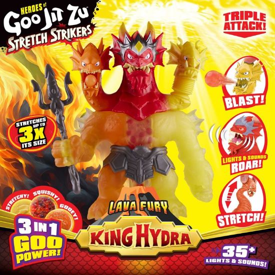 Heroes of Goo Jit Zu Stretch Strikers Lava Fury King Hydra-42948