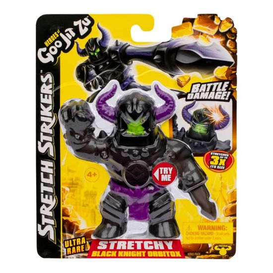 Heroes of Goo Jit Zu Stretch Strikers Hero Pack-Black Knight Orbitox-42783