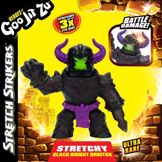 Heroes of Goo Jit Zu Stretch Strikers Hero Pack-Black Knight Orbitox-42783