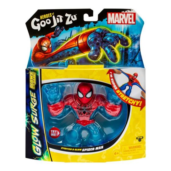 Heroes of Goo Jit Zu Marvel Glow Surge Spider-Man Hero Pack-42713