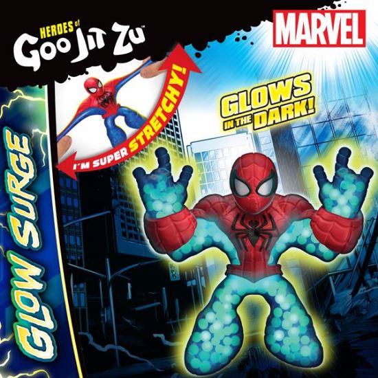 Heroes of Goo Jit Zu Marvel Glow Surge Spider-Man Hero Pack-42713