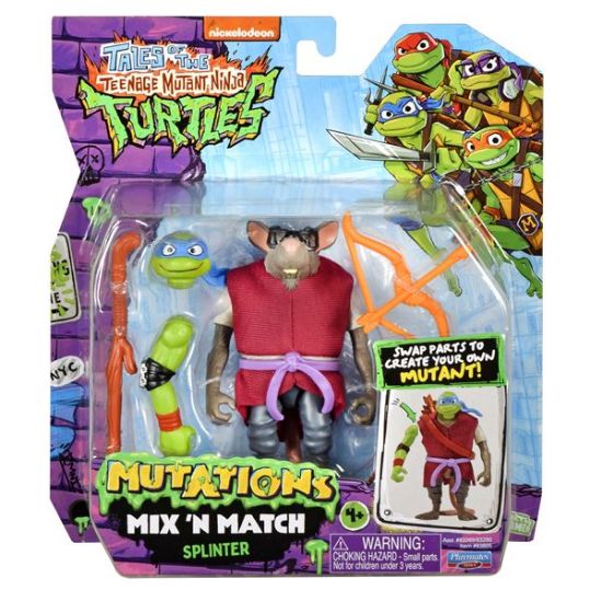 Tales of Teenage Mutant Ninja Turtles Mix and Match Splinter Figure-83805CO