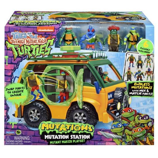 Tales of Teenage Mutant Ninja Turtles Mutation Station Playset with Figures-84386CO