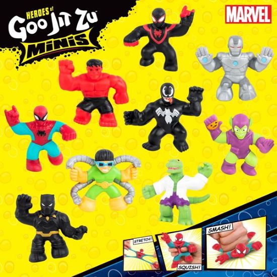 Heroes of Goo Jit Zu Marvel Minis-Black Panther-08275A