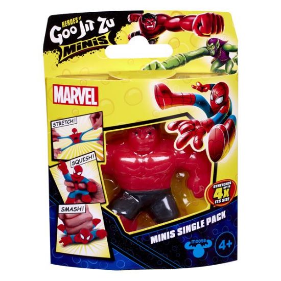 Heroes of Goo Jit Zu Marvel Minis-Red Hulk-08275B