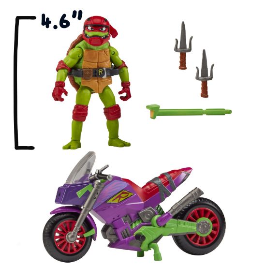 Tales of Teenage Mutant Ninja Turtles:Purple Dragon Cycle With Raphael-84306CO