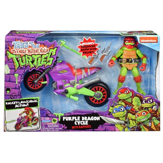 Tales of Teenage Mutant Ninja Turtles:Purple Dragon Cycle With Raphael-84306CO