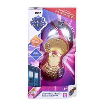 Doctor Who The Fifteenth Doctor’s Sonic Screwdriver Two Tone Chromed Edition-08318