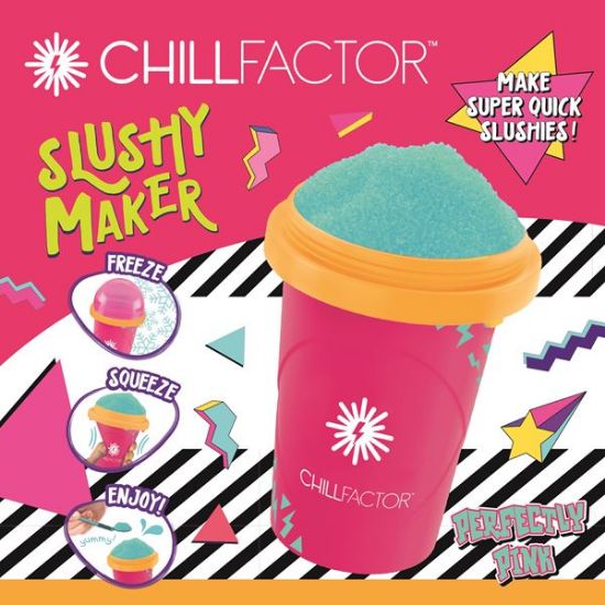 ChillFactor Colour Shock Slushy Maker-Perfectly Pink-08350